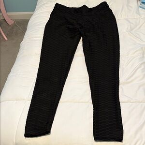 Textured Leggings with Butt Shaper Back. Sz 3X. New!